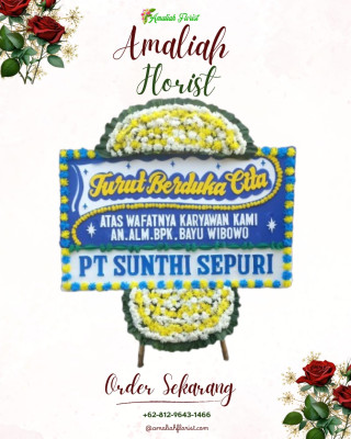 Papan Bunga Duka di Wangunreja